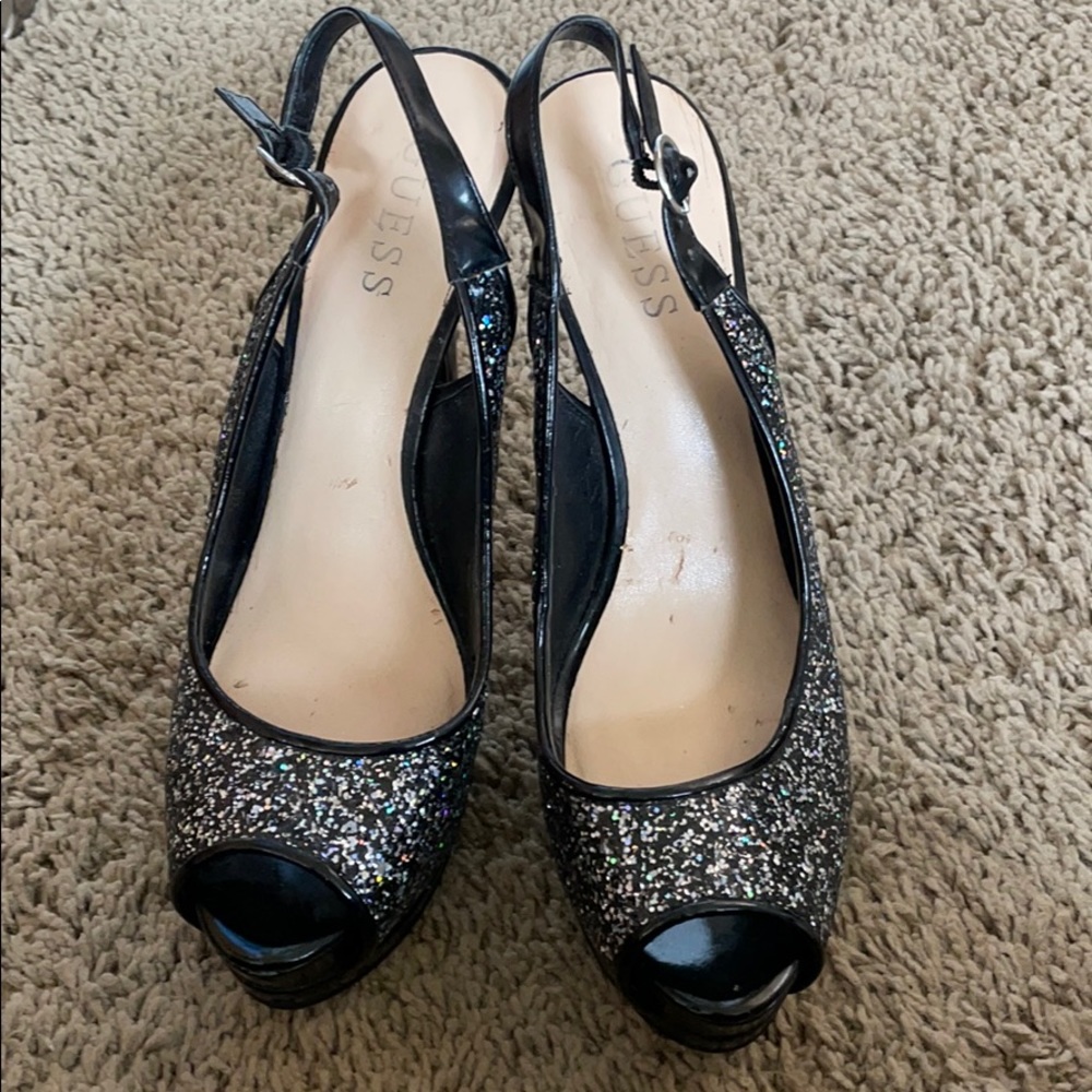 Guess glitter heels